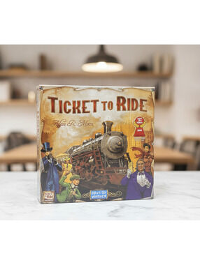 Ticket to Ride Board Game Train Adventure Cross-Country Family Strategy Game NEW
